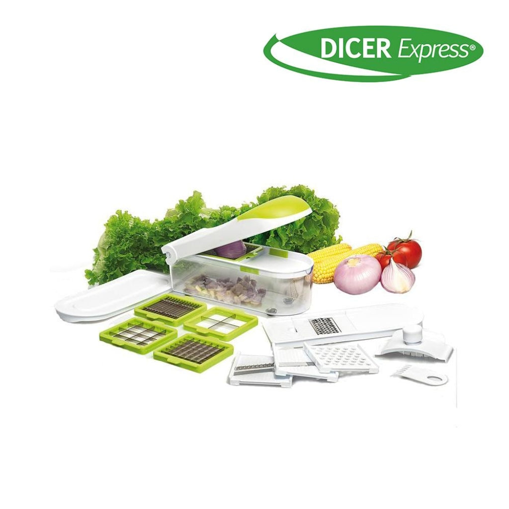Dicer Express | Vegetable Slicer Dicer Cutter Chopper Peeler Grater And More 9-In-One Kitchen Tool